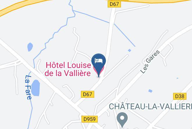 Indre Et Loire - Hotel Louise De La Valliere Maps
