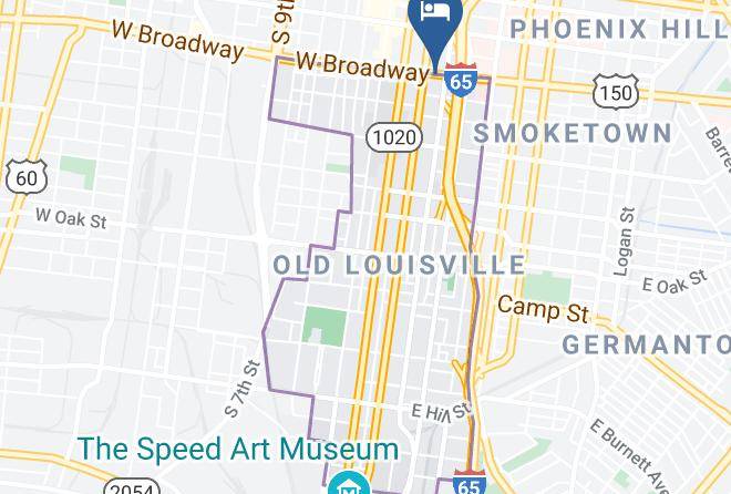 Jefferson - Hotel Louisville Maps
