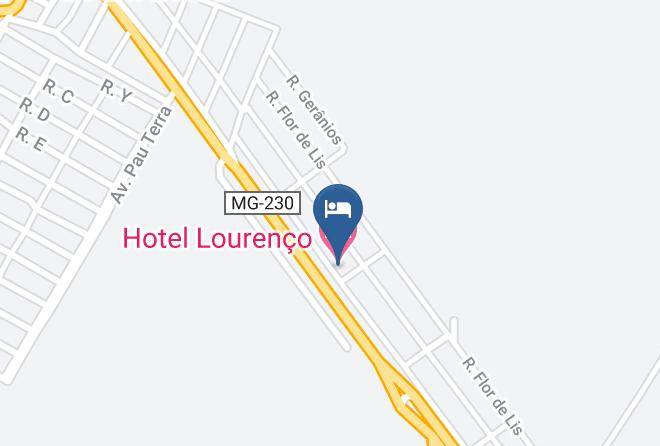 Rio Paranaiba - Hotel Lourenco Maps