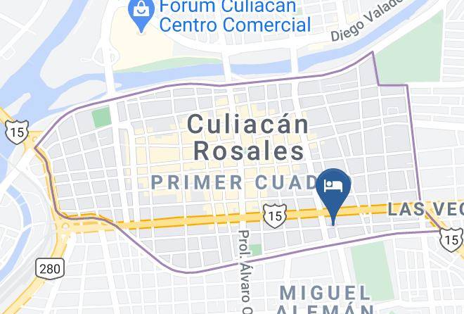 Culiacan - Hotel Lousiana Maps