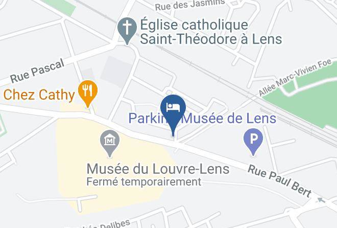 Pas De Calais - Hotel Louvre Lens Maps