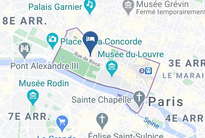 Paris - Hotel Louvre Montana Maps