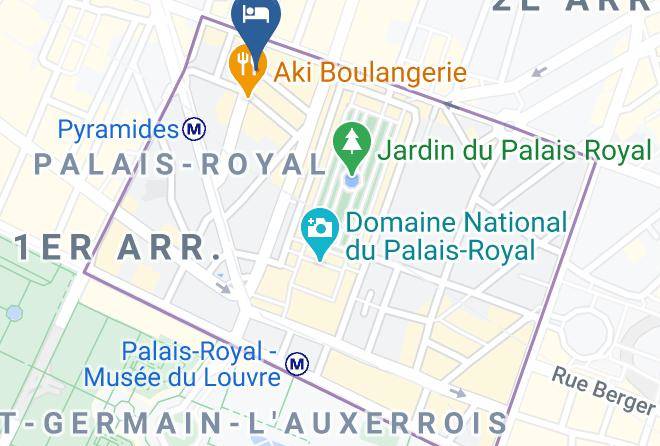 Paris - Hotel Louvre Sainte Anne Maps