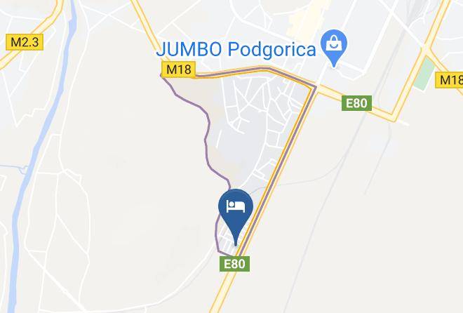 Podgorica - Hotel Lovcen Maps