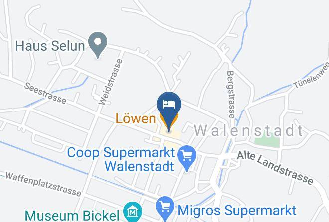 Sargans - Hotel Lowen Maps