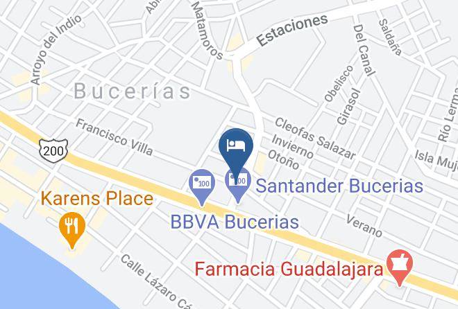 Bahia De Banderas - Hotel Loya Maps