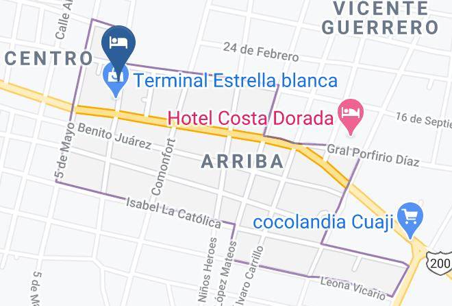 Cuajinicuilapa - Hotel Lozano Maps