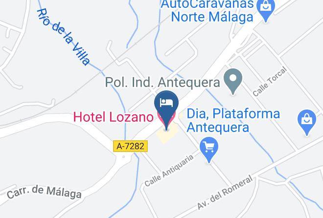 Malaga - Hotel Lozano Maps