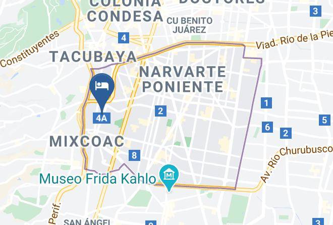 Benito Juarez - Hotel Lua Maps