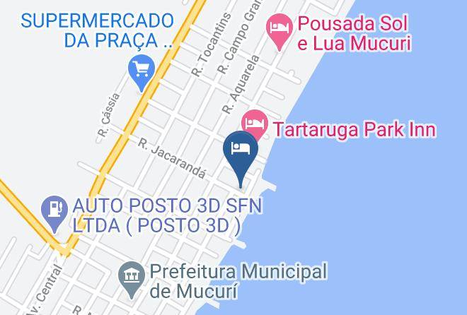 Mucuri - Hotel Lua De Prata Maps