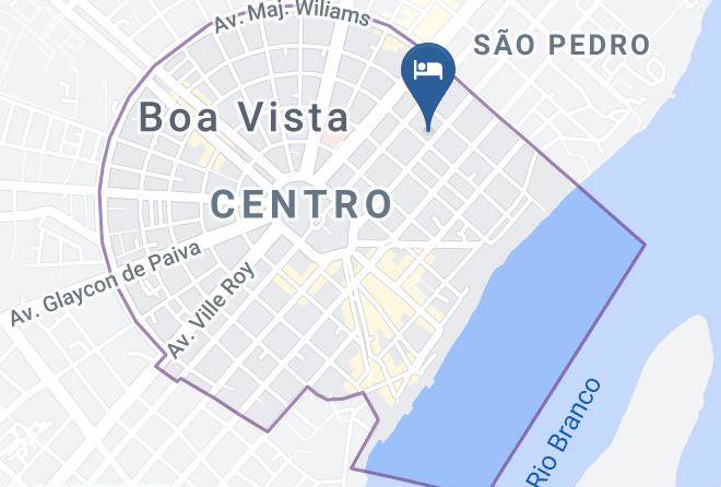 Boa Vista - Hotel Lua Nova Maps
