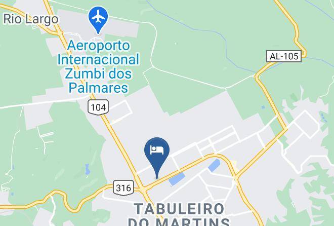 Maceio - Hotel Lua Nua Maps