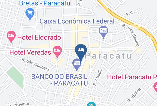 Paracatu - Hotel Luana Maps