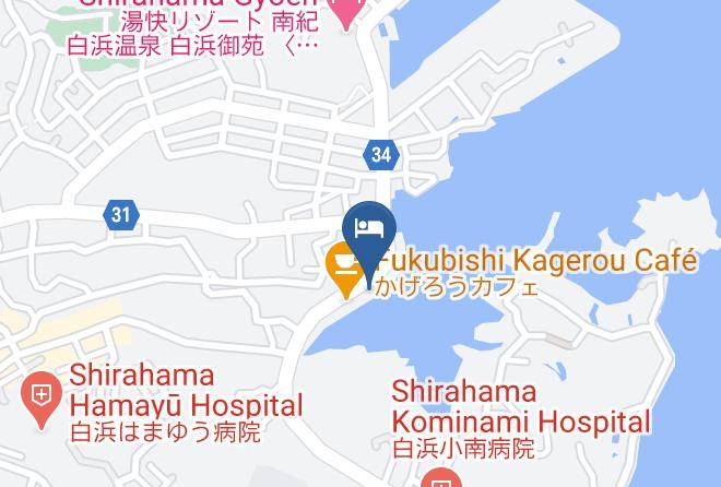 Shirahama Townnishimuro District - Hotel Luandon Shirahama Maps