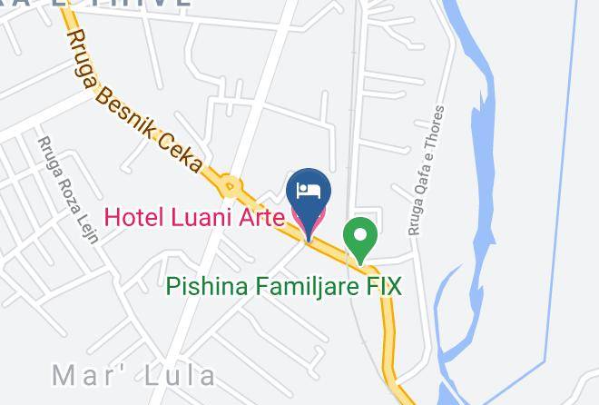 Shkoder - Hotel Luani Arte Maps