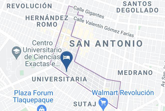 Guadalajara - Hotel Luar Maps