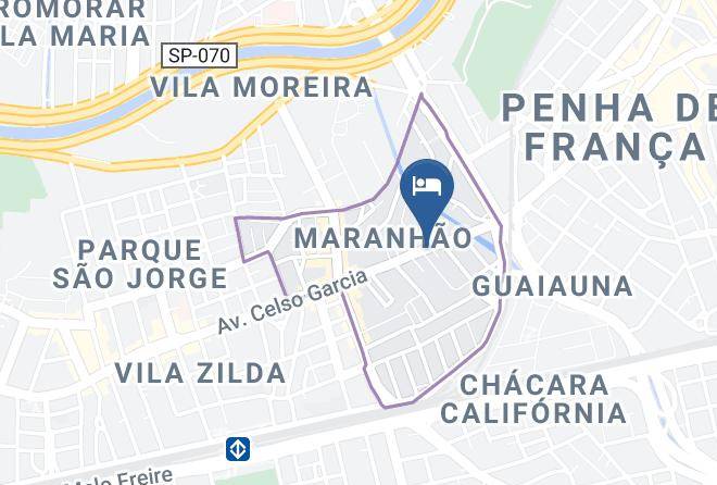 Sao Paulo Tatuape - Hotel Luar Maps