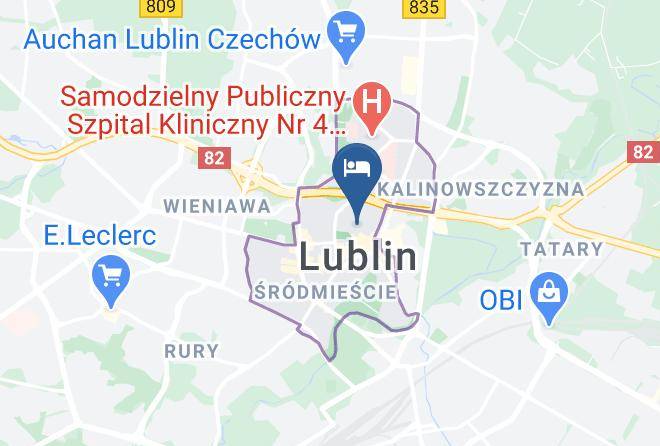 Hotel Lublin Map