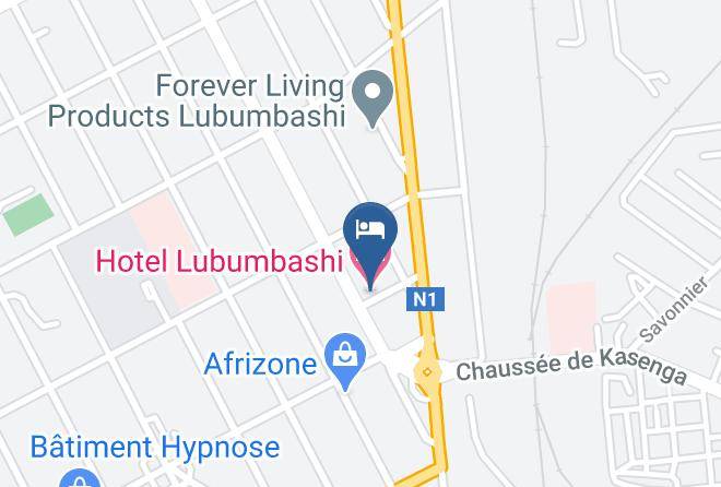 Lubumbashi - Hotel Lubumbashi Maps