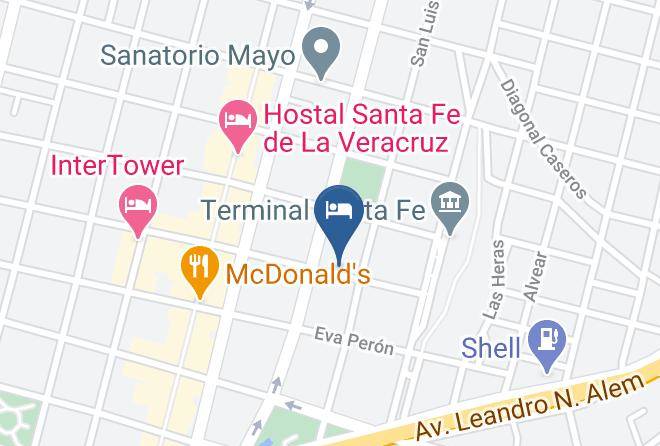 Santa Fe - Hotel Lucas Maps