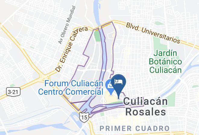 Culiacan - Hotel Lucerna Culiacan Maps