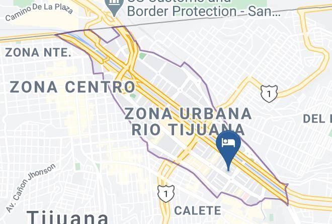 Tijuana - Hotel Lucerna Tijuana Maps
