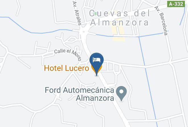 Hotel Lucero Almanzora Map