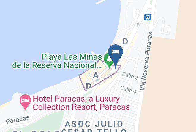 Pisco - Hotel Lucero Paracas Maps