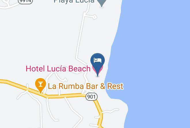 Yabucoa - Hotel Lucia Beach Maps