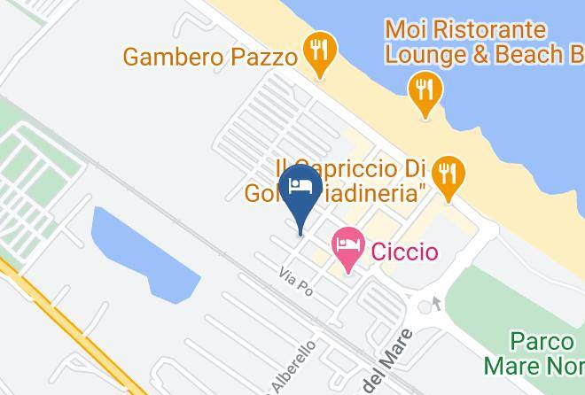 Rimini - Hotel Luciana Maps