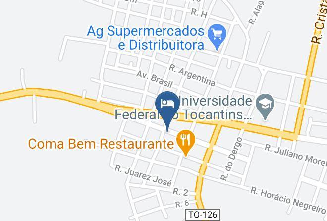 Tocantinopolis - Hotel Luciana Maps