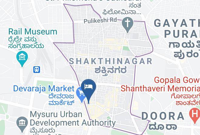 Mysore - Hotel Luciya International Maps
