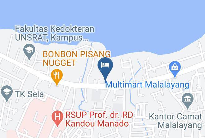 Kota Manado - Hotel Lucky Inn Maps
