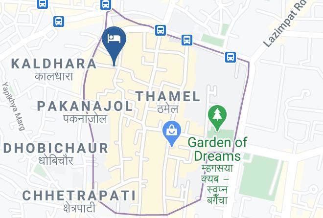 Kathmandu - Hotel Lucky Star Maps