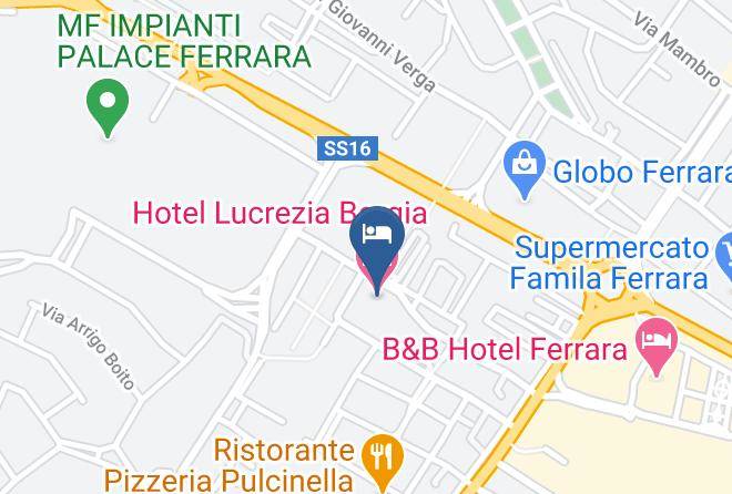 Hotel Lucrezia Borgia Map