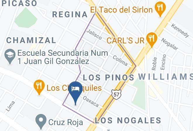 Monclova - Hotel Ludivina Maps