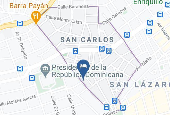 Santo Domingo De Guzman - Hotel Luis V Maps