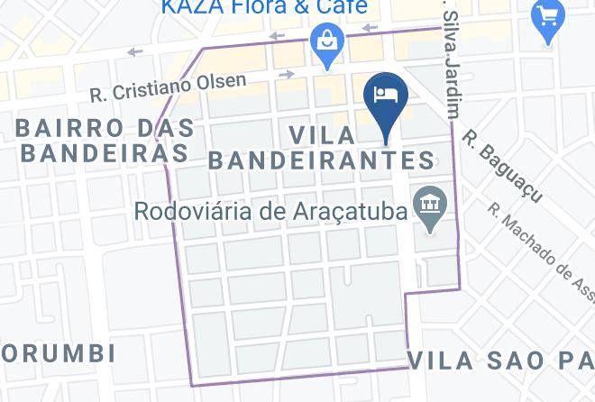 Aracatuba - Hotel Luiza Maps