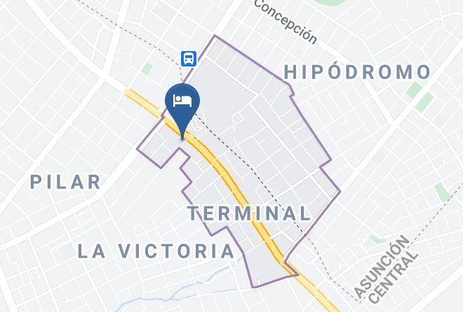 Asuncion - Hotel Lujan Maps