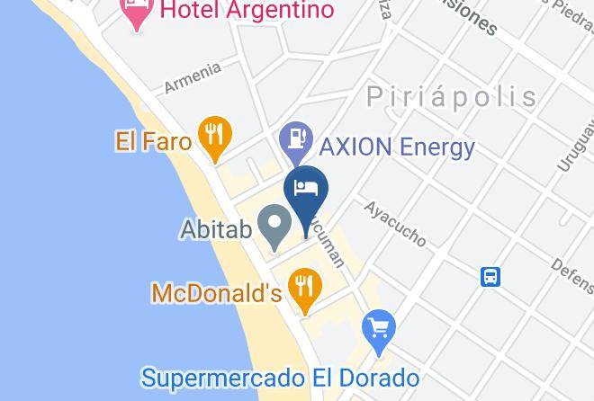 Piriapolis - Hotel Lujan Maps