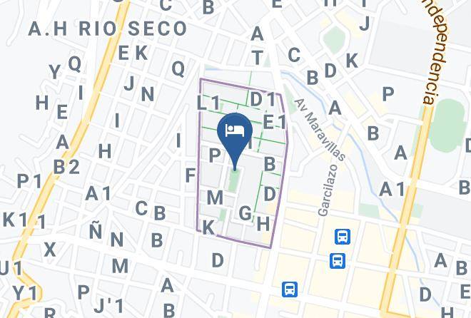 Huamanga - Hotel Lujo Maps
