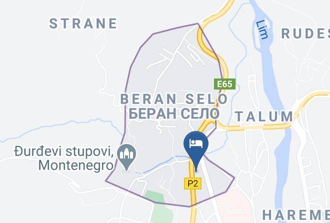 Berane - Hotel Luka's Maps