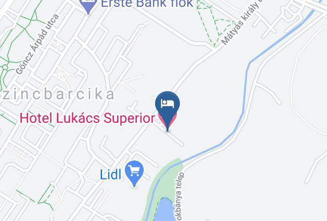 Kazincbarcika - Hotel Lukacs Maps