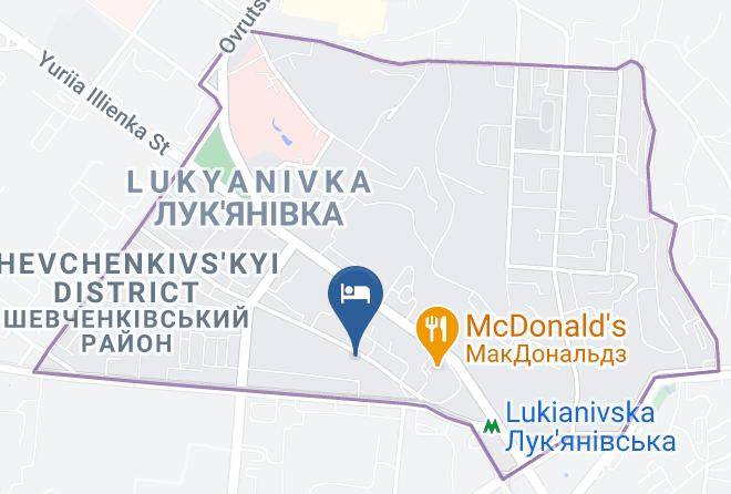 Kyiv - Hotel Lukianivka Maps