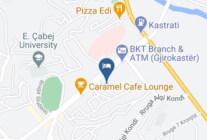 Gjirokaster - Hotel Lulishte Maps