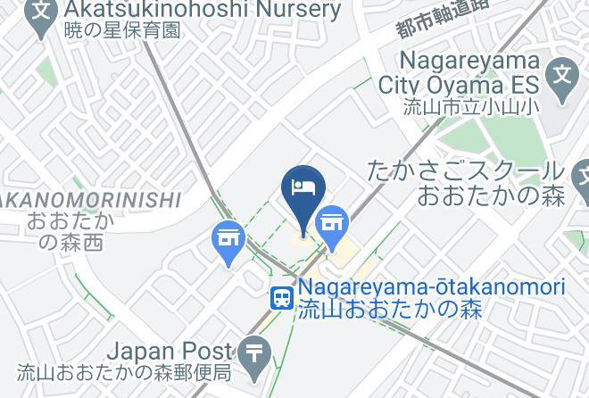 Nagareyama City - Hotel Lumiere Grande Nagareyama Otakanomori Maps