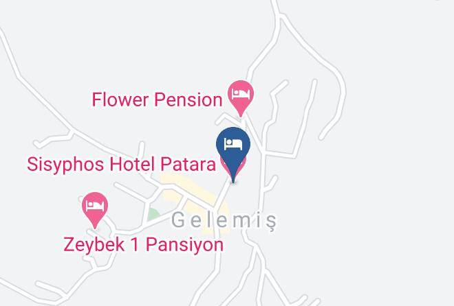 Antalya - Sisyphos Hotel Patara Maps