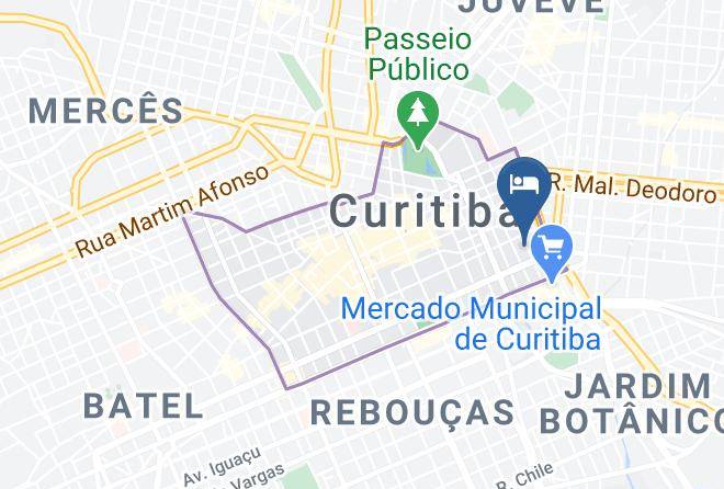 Curitiba - Hotel Lumini Maps