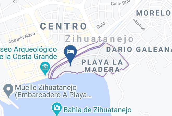 Jose Azueta - Bungalows Pacificos Maps