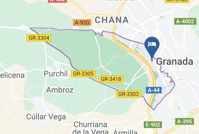 Granada - Hotel Luna Arabial Maps